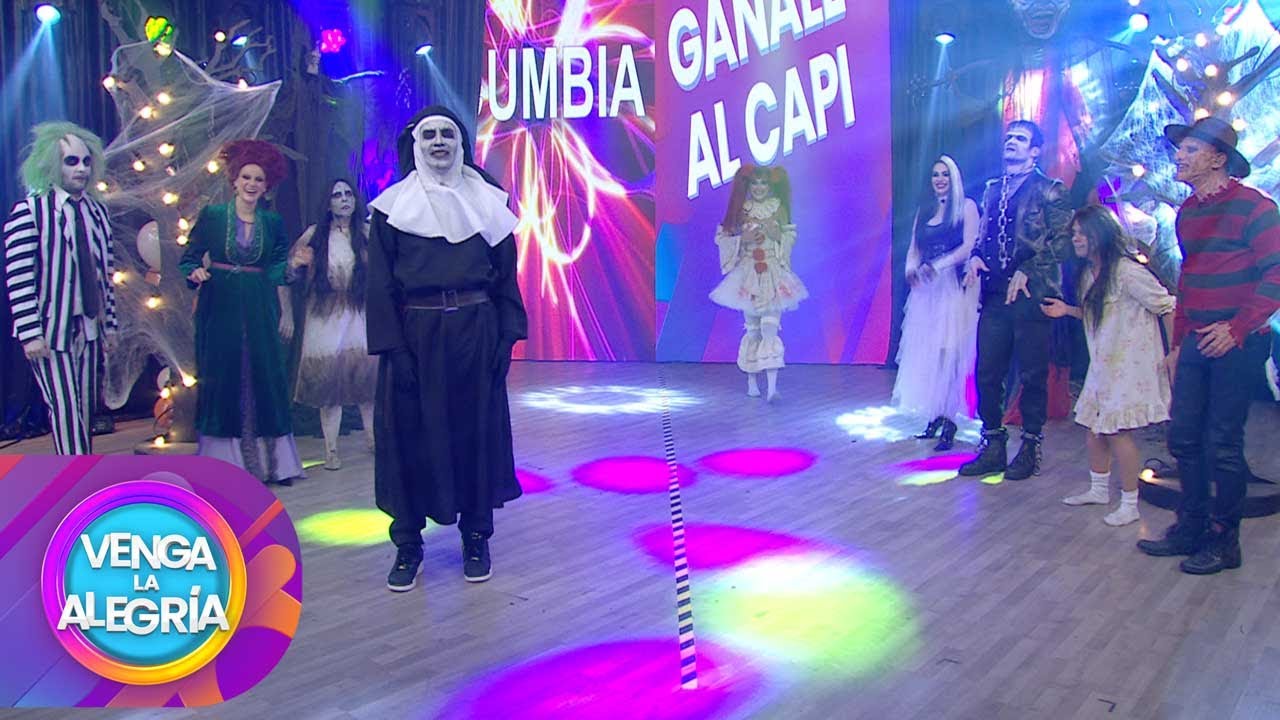 ¡La Monja se enfrenta a los terribles pasos de la payasita en Gánale al Capi! | Venga La Alegría