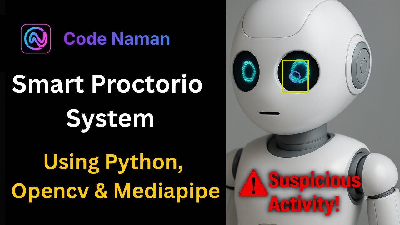 Detect Suspicious Activity in Skill Assessments Using OpenCV, MediaPipe & Python | Code Naman 