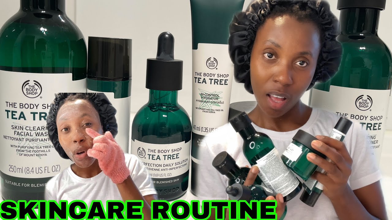 The Body Shop TEA TREE Skincare ROUTINE!! YouTube
