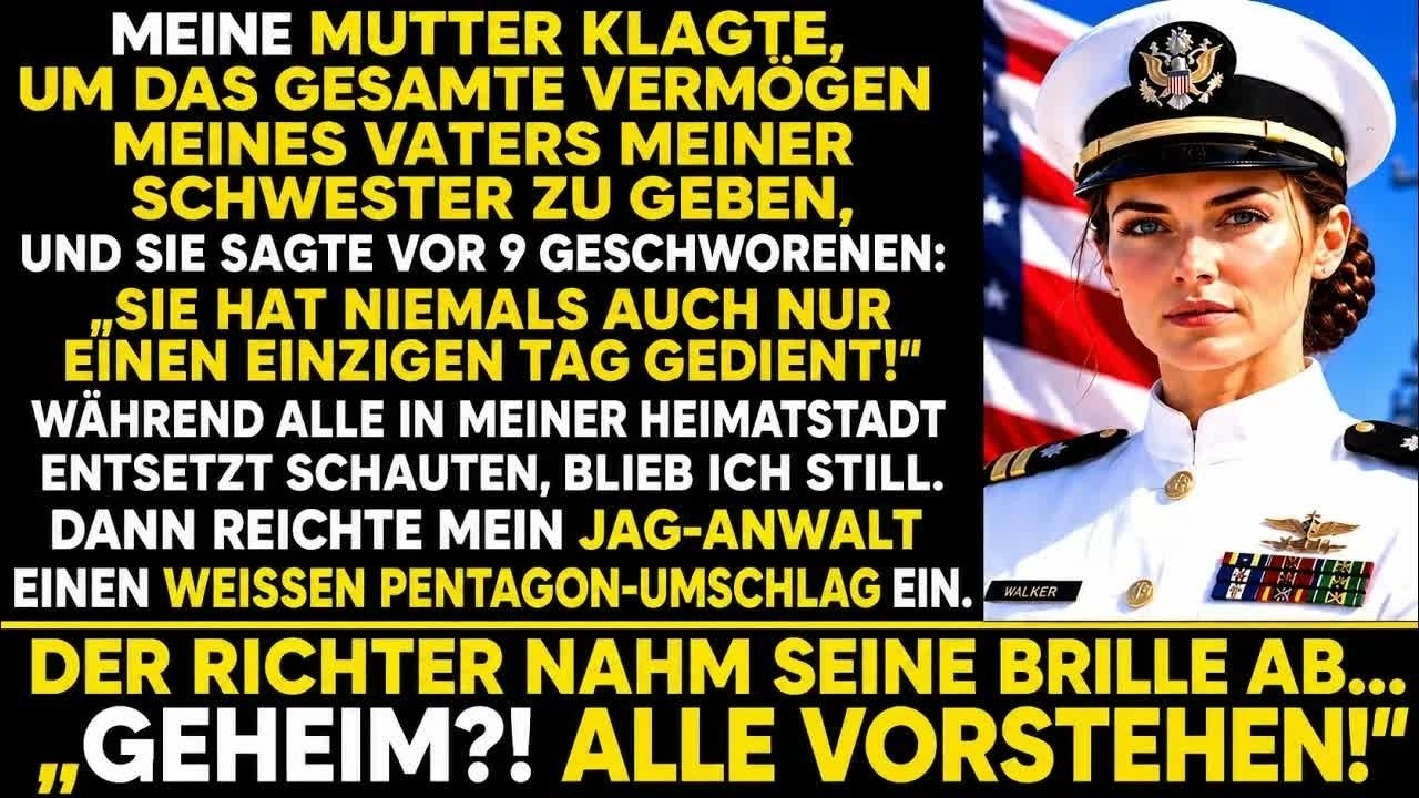 ＊＊„Sie hat nie gedient!“ Meine Mutter demütigte mich vor 9 Geschworenen – dann stand mein JAG An
