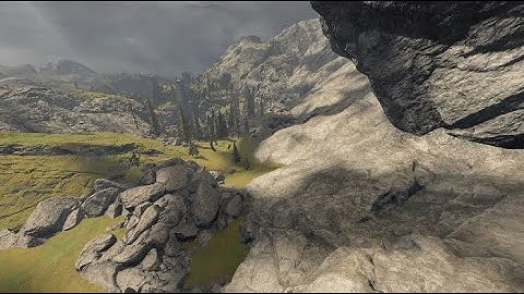 HALO INFINITE FRAGMENTATION (ASMR AMBIENCE FLYOVER)