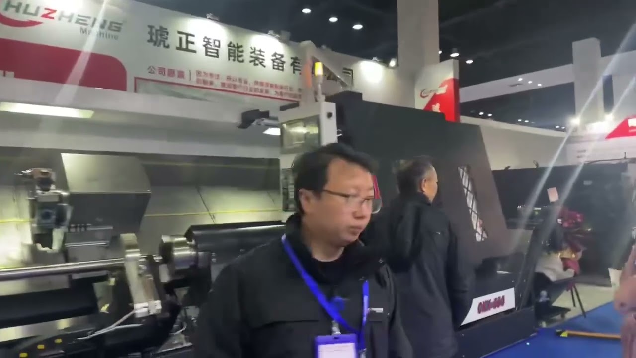 CNC slant bed turning machine