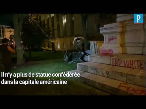 Vidéo: Les manifestants ont-ils démoli la statue de George Washington ?