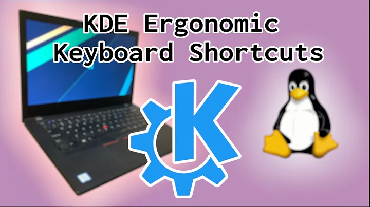 Linux KDE Ergonomic Keyboard Shortcuts #ANTech