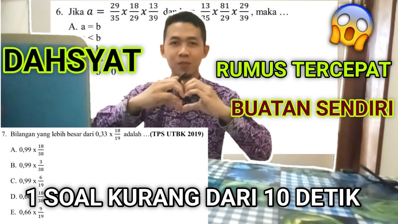 Menghitung Persentase Grafik Pada Penalaran Umum Tps Utbk 2020 Youtube