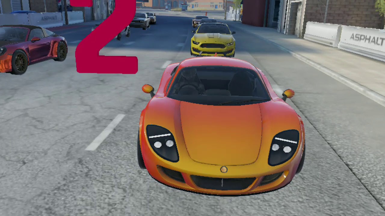 Играю асфальт 9 2 часть - YouTube
