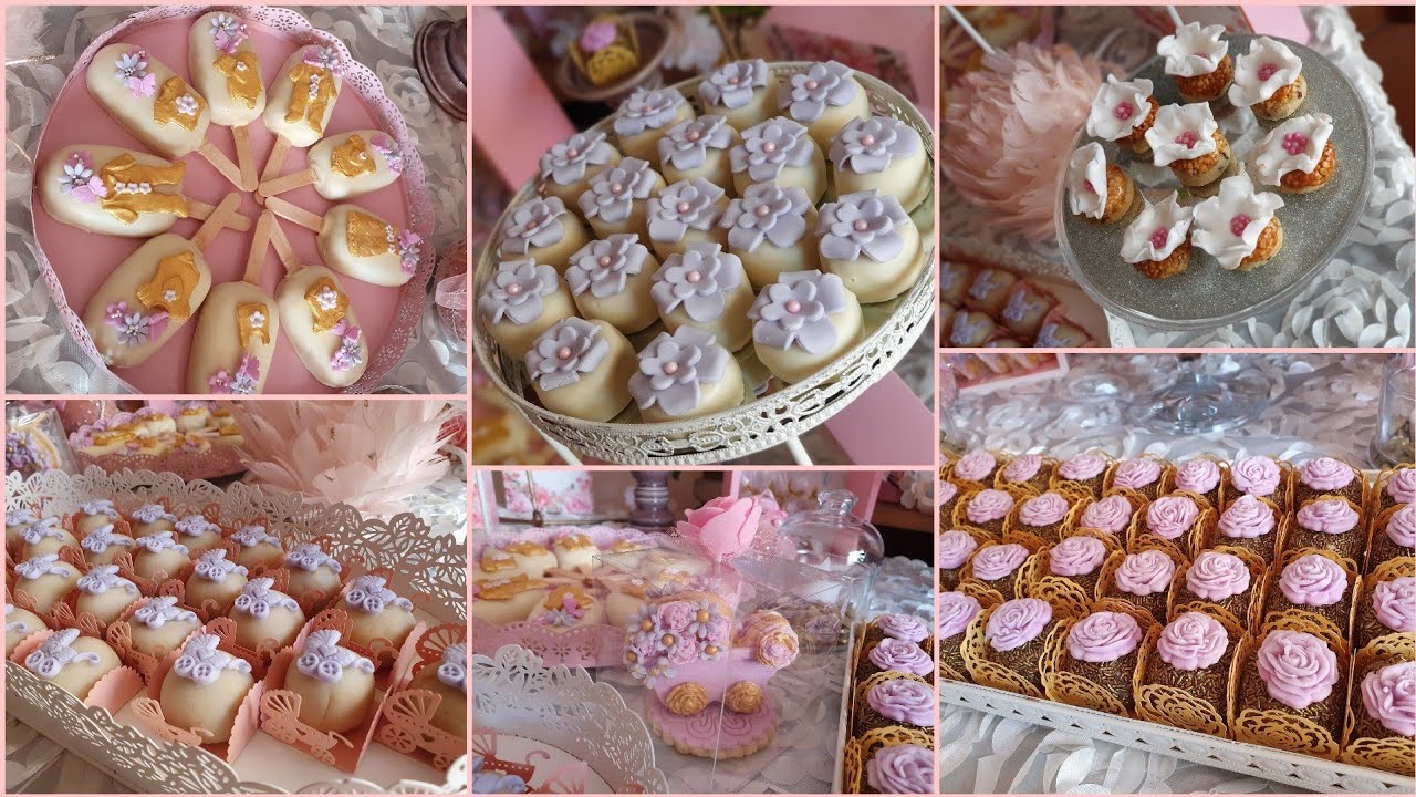 أفكار لتحضير حلويات سهلة ومبسطة لتزيين بوفيه الزيادة العقيقة أو السبوع