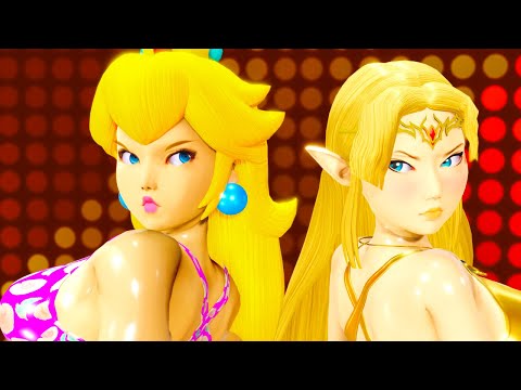 Peach vs Zelda