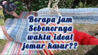 Download Lagu JEMUR KASUR KAPUK warna biru⁉️serasa zaman dahulu... @Hasinasine8  MP3