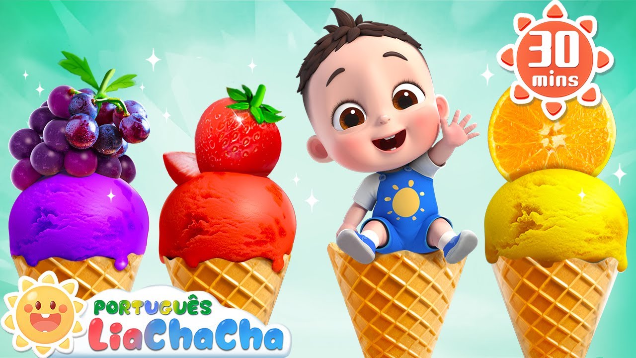 ChaCha Ama Sorvete | Caminhão de Sorvete Chegou | LiaChaCha em Português - Músicas Infantis