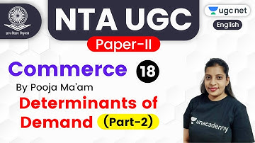 NTA UGC NET 2020 (Paper-2) | Commerce by Pooja Ma