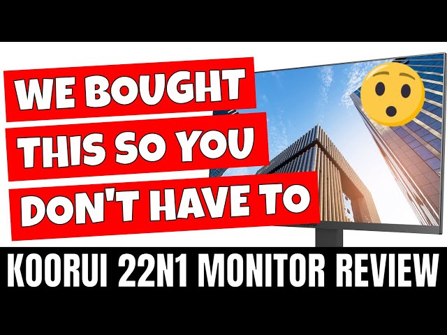 Affordable Koorui 22N1 22 1080p VA 75hz Monitor: Worth It or Waste? —  Eightify