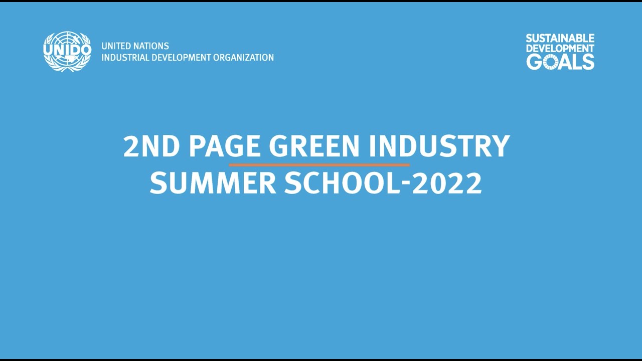 2nd page green industry summer school - 2022
