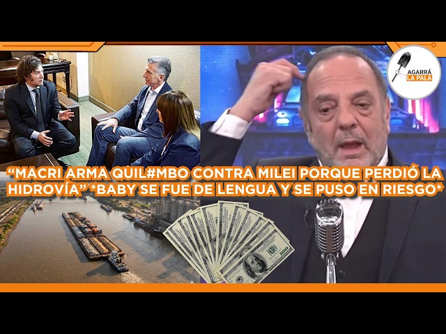 BABY ETCHECOPAR SE PUSO EN RIESGO EN A24 Y SE FUE DE BOCA: "MACRI PERDIÓ Y LE ARMA QUIL*MBO A MILEI"