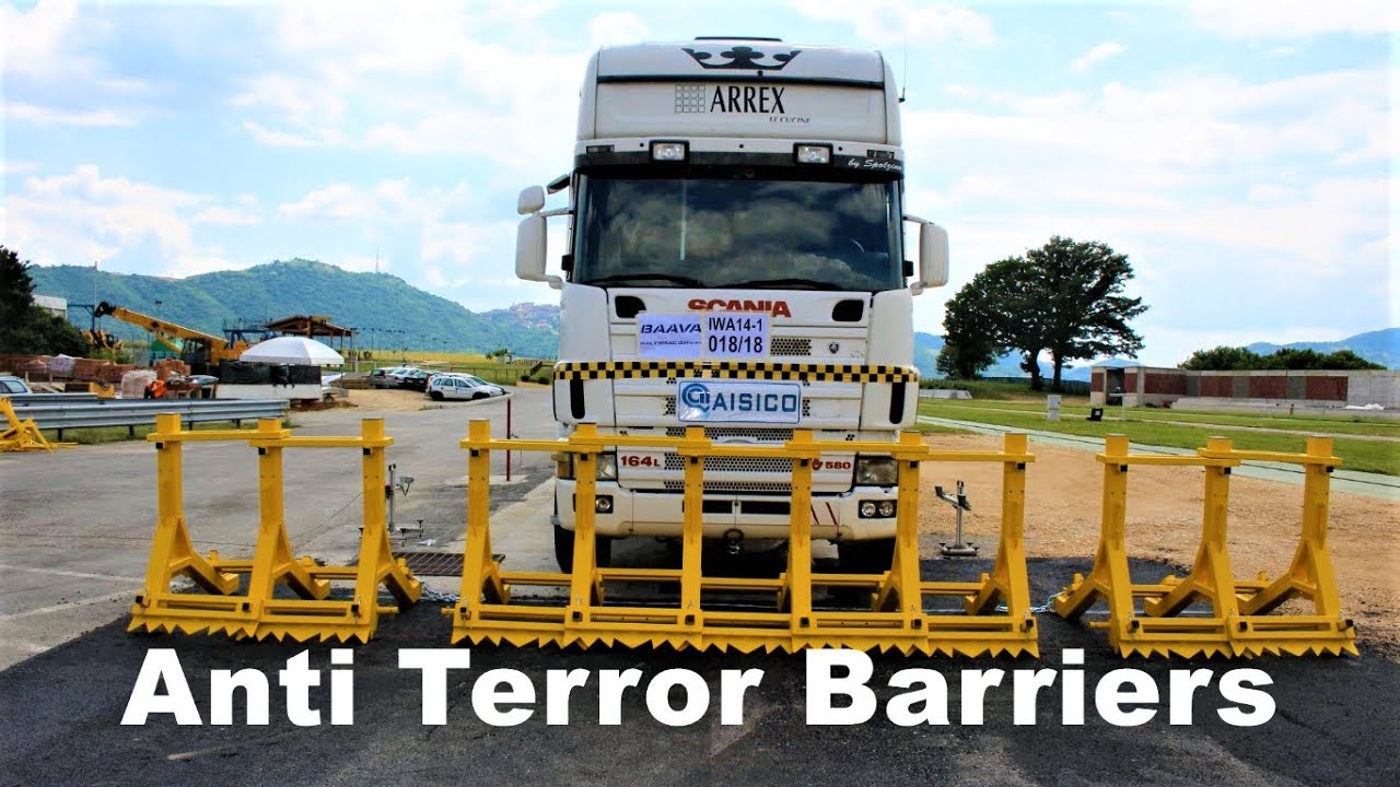 Ramcatch 18 T mobile vehicle barrier test