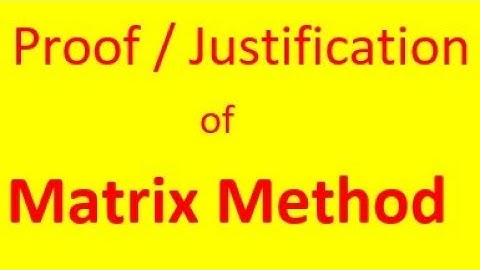 Justification of Matrix Method or Adjoint Method or Inverse Method | Sindh Board karachi | Matrices