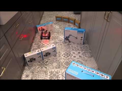 Simple obstacle avoidance with sensor mounted on servo