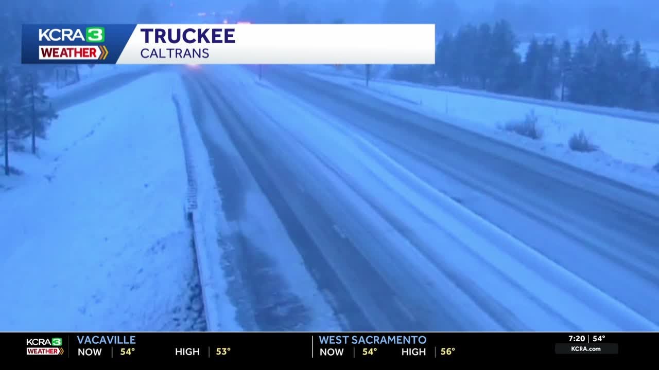 Christmas storm forecast | Northern California snow outlook at 7 a.m.