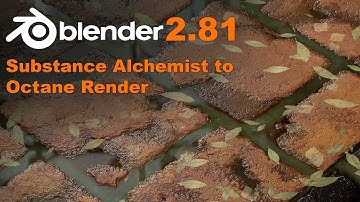 Substance Alchemist to Octane Render for Blender.