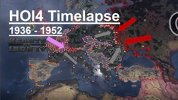 HOI4 Timelapse - AI Only - France and Poland join the Axis