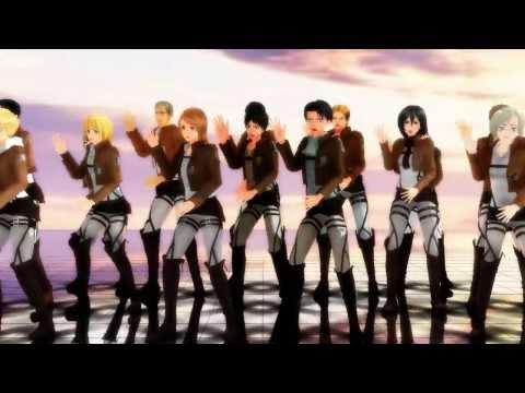【MMD】Shingeki No Kyojin - Popipo