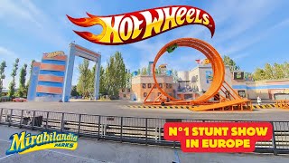 Hot wheels stunt show in Mirabiandia theme park