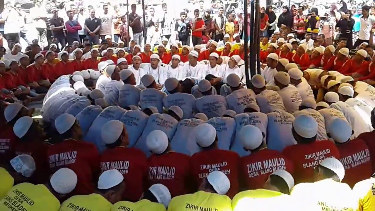 ZIKIR MAULID NABI DARI GAMPONG BLANG BLADEH MEUKEK DI BABAHROT