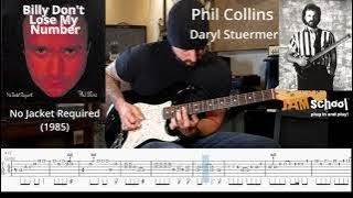 Phil Collins Billy Don't Lose My Number Guitar Solo With TAB