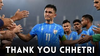 Sunil Chhetri’s Last Game of Football for India | India 0-0 Kuwait