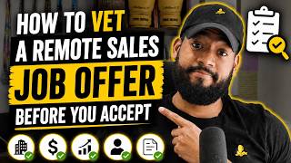 How to Vet a Remote Sales Job Offer Before You Accept