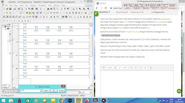 Bell quiz simulation with 5 group using CX-Programmer and CC-Designer