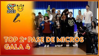 Miniatura de vídeo de "OT 2023 | MI TOP/RANKING DEL SEGUNDO PASE DE MICROS DE LA GALA 4/PiKa"