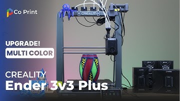 Upgrade Your Ender 3 V3 Plus with Co Print x Creality KCM Set | 4-Color 3D Printing Made Simple