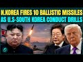 North Korea Vs U S South Korea BREAKING Kim Jong Un FIRES Ballistic Missiles Towards Sea Of Japan