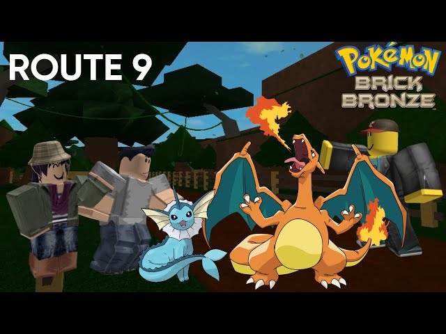 Roblox Pokemon Brick Bronze - #15 Route 9! - Live Commentary 