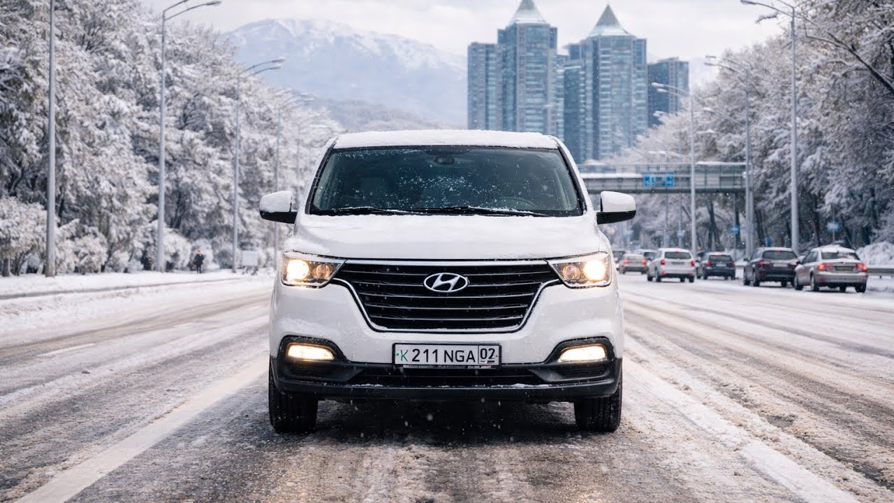 Navigating Snowy Urban Streets - Winter POV Drive