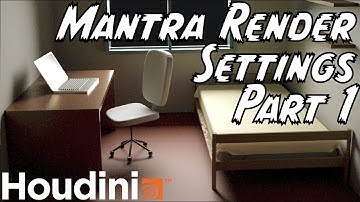 Mantra Render Settings part 1 for Houdini