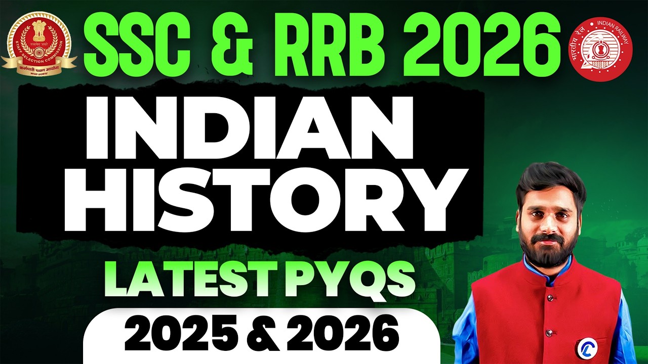 Indian History | SSC & RRB Top 25 Latest 2025–26 PYQs | One Shot Rapid Revision | Complete Concept