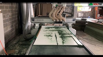 HOLZTEK | MÁY CNC NESTING 4 Đầu cắt khoan ván sx Nội Thất chuyên nghiệp công nghệ 4.0