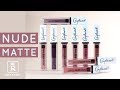 Жидкая матовая помада NUDE MATTE COMPLIMENTI, СВОТЧИ всех оттенков!