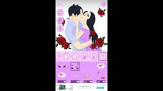 Avatar Creator: Anime Couple Kiss screenshot 1