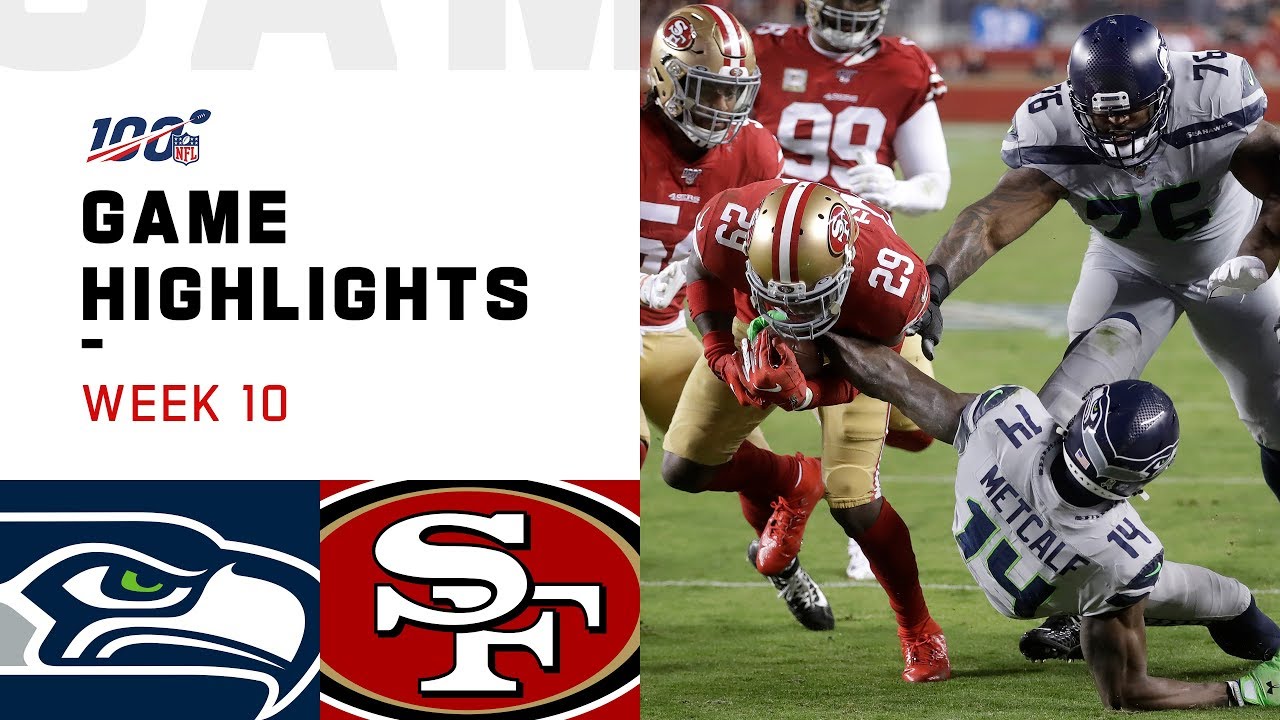 Seahawks vs. 49ers Week 10 Highlights | NFL 2019