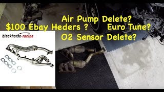 BMW E39 E46 De-Cat Or Straight Pipes ?  Ebay Catless Headers For Your BMW M54 Engine ???