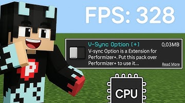 V-Sync disable Option resource pack for MCPE 1.21+ 🔥