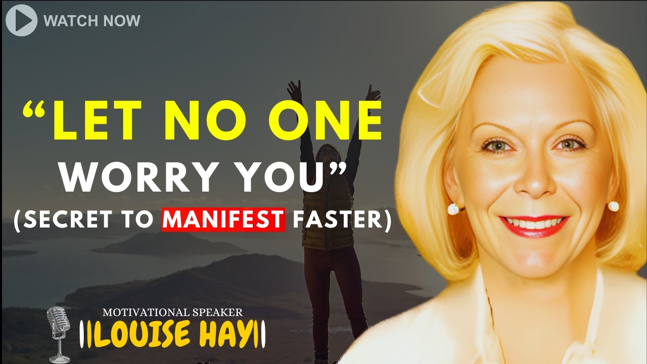 LOUISE HAY: If You Knew This Secret, You Will Manifest Faster - YouTube