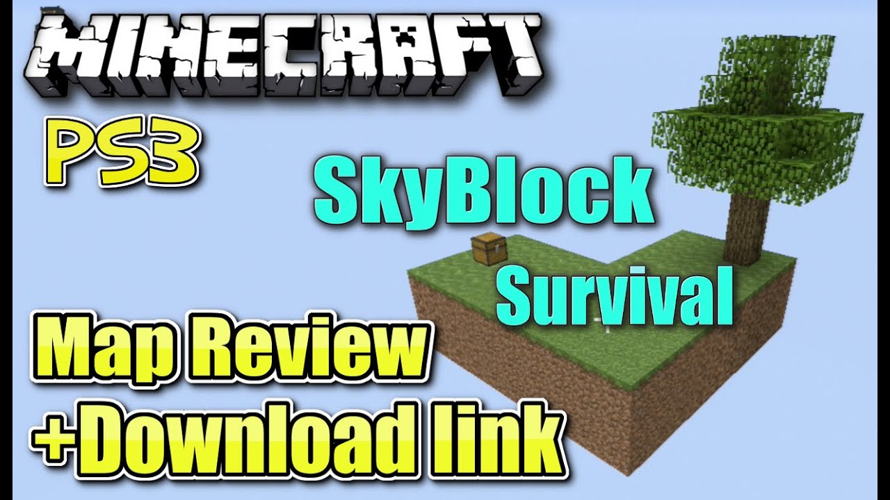 download minecraft map ps3 skyblock survival with spawners