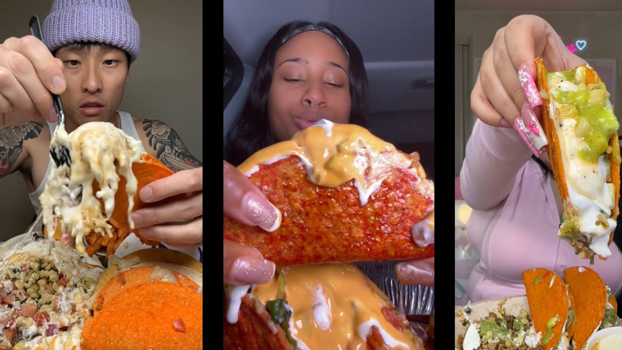 CHIPOTLE TACOS COMPILATION || TIKTOK MUKBANG COMPILATION PT.5