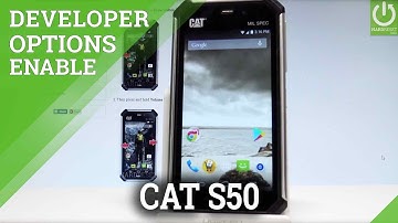 CATERPILLAR S50 ALLOW DEVELOPER OPTIONS / USB Debugging