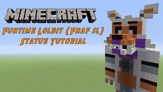 Minecraft Tutorial: Funtime LolBit (FNAF Sister Location) Statue