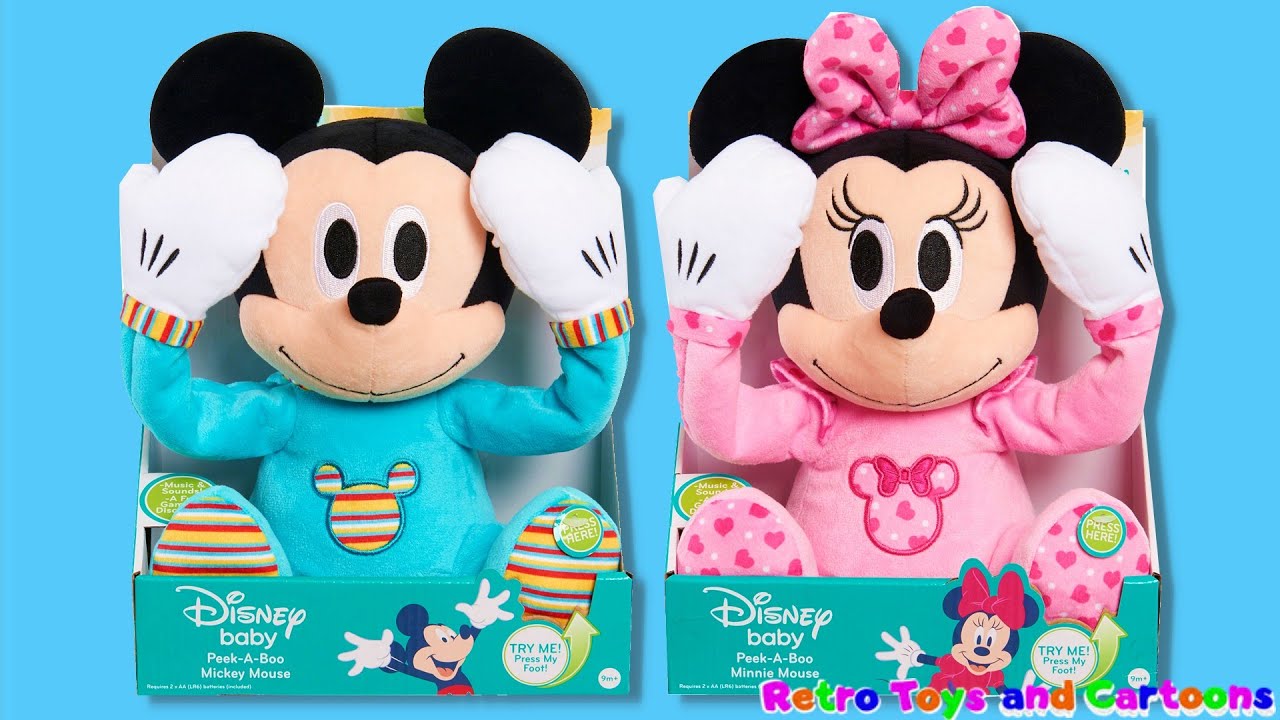 Mickey Mouse Peek-A-Boo Mickey Mouse & Minnie Mouse Disney Baby